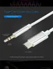 USB C till 3,5 mm aux headphones Type-C Audio Cables Jack Adapter för Samsung Huawei Mate 40 p30 Pro LG S20 plus med paket