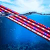 2pcs DC12V 05m 5730 IP68 Waterproof Grow Light Led bar rigid strip Red Blue 5142 for Aquarium green house Hydroponic plant Y209471702