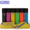 Original Clipper Jet Briquet Flamme Droite Gaz Butane Flint Pipe Briquet Gonflable Compact Portable Coupe-Vent En Gros PAS DE GAZ