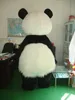 Maskottchen-Kostüme, Panda-Bär-Maskottchen-Kostüm, langes Haar, chinesisches Weihnachtsparty-Kleid-Outfit