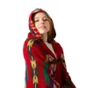 Women Bohemian Collar Plaid Hooded Blanket Caps Winter Outwear Shawl Scarf Grid Fringed Wraps Tartan Oversized Check Poncho Pashmina LSK2009