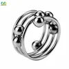 Co 18 masculino aço inoxidável cockrings de metal grosso brinquedos sexuais atraso tempo ejaculação embalagem bloqueio erótico gspot prdoucts adulto acc1153670