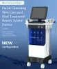 Vertikal 8 i 1 Hydro Microdermabrasion Ultraljud Skin Scrubber Oxygen Facial Spray Machine