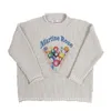 Nowe męskie swetry ramię Martine Rose grube igła marka mody krawpiec krawatowa pullover w stylu bilardowy Sweter męski 826