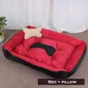 Bone Pet Bed Warm Products For Small Medium Large Dog Soft Dogs Washable House Cat Puppy Cotton Kennel Mat LJ201028