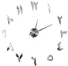 Zegarek zegarowy Moda Zegarek Ścienny Horloge 3D DIY Akrylowe Lustro Naklejki Home Decoration Salon Kwarcowy Igły Zegary