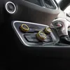 Złoty przełącznik samochodowy Ring Auto Klimatyzacja Pierścionek do Dodge Challenger / Ładowarka 2015+ Akcesoria wewnętrzne