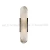 Marmor LED Vägglampa 90-260V Vardagsrum Korridor Wall Sconce Hotellrum Badrum Vägglampor Golden Metal Atmosphere Lighting