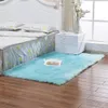 Imitatie Wol Tapijt Pluche Woonkamer Slaapkamer Bont Rug Wasbare Seat Pad Fluffy Tapijten 40 * 40cm 50 * 50cm Soft Rug