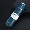 500ml Thermos Butelka wody z filiżankami Próżniowa izolowana podróż służbowa Podróże Kubek Kawy Utrzymuje ciepłe / zimno przez 24 godziny