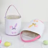 DHL Festive Easter Basket Bunny Printing Handbag Bucket New Bow Tote Bucket With Handle High Quality Made CCF13821