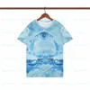 Sommer Designer Auge Gedruckt T-Shirts Frau Casual Lose T-shirt Männer High Fashion Kurzarm Tops Größe M-2XL