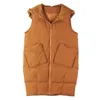 Jesień Zima Płaszcze Bawełniane Kamizelka Gruba Kobiety Ladies Casual Waistcoat Kobiet Bez Rękawów Długa Kamizelka Kurtka Szczupła Fit Warm Puffer Płaszcz 201211