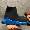 Fashion Boots for Kids Speed ​​Trainer Sock Shoes Toddler Boys Girls Youth Socks Sneakers Triple Black Red Kid Children Designer Szie Eur