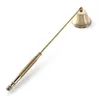 Horn Shaped Candle Wick Cover Stainless Steel Oil Lamp Cutter Cover Candle Wick Trimmer Put Out Fire Bell Shape Candle Snuffers4757353