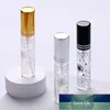 10ml Leaf Design Prov Essential Oljeprovflaska Tryckt blad Parfym Atomizer Glas Spray Bottle Travel Bottle Aluminium Cap