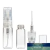 100PCS / LOT Mist Spray Bottle Spray Pump Bottle 2ml 3ml 5ml Travel Refillerbar Glass Parfymflaska med spruta