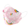 Kn95 Maschera per bambini Stampa a forma di pesce colorato Cartone animato Respirazione protettiva 4 strati Designer Anti-polvere Faccia Kidmask Mascarilla