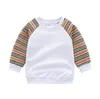 Grande qualité printemps automne bébé garçons filles rayé pulls pull enfants à manches longues sweat coton enfants pull enfant vêtements âge 1-6 ans