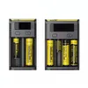 Nitecore New I4 I2 Digicharger LCDインテリジェント回路グローバル18650 16340 26650 26650 26650充電式バッテリー