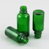 Essential Oil Blue Green Glass Flaskor behållare flaskor 5/10/16/20/30/50/100 ml Provfyllningsbar flaska 20st
