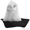 Travel Drawstring Shoe Storage Bag Non-woven Thicken Tote Household Dust-proof Shoe Bag Pouch Black White Shoes Organizer Case WVT1652
