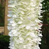 10 adet 1 M 2 M Ipek Wisteria Cattley Yapay Çiçek Simülasyon Asma DIY Ev Parti Bahçe Dekorasyon için Düğün Dekorasyon T200103