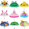 13 Stili Ombrello di design animale adorabile del fumetto per bambini Bambini Ombrello creativo 3D di alta qualità Ombrellone per bambini 47CM * 8K LX3934
