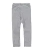 Printemps automne chaud solide couleurs mignon fil coloré maigre pantalon bébé filles confortable tricot Leggings pantalon pour enfants