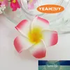 100pcs 7cm Hawaian 5COLORS Real Touch Artificial PE Frangipane Plumeria Flower Heads DIY Wedding Party Headware Decoration