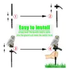 Luz solar de coruja com painel de LED solar OWL Fake's Water impermeável luzes solares lâmpadas de ornamento de animais de pássaro de pássaro ao ar livre lâmpadas de jardim 4052519