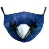 3D Tiere Gesichtsmaske Baumwolle wiederverwendbare Sommertür Sport Reiten Mode Masken für Erwachsene Wholea04