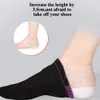 Bionics Increase Height Silicone Gel Pads In Socks Protect Heel Lift Foot Care Insole Invisible Shoes Plantar Fasciitis Pad