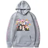 Anime Yarichin B Club Imprimé À Manches Longues À Capuche Hommes Femmes Tops Harajuku Drôle Vêtements H1227