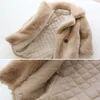 2020 Faux Fur Kids Coat Warm Winter Jacket Baby Girls Thick Children Outerwear Fleece Toddler Girl Windbreaker Snow Clothes LJ20119953036