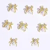 Nail Art Decorations 100pcs/pack Rhinestones Crystal Gems Stones Strass Pendant 3D Jewelry Bees Design Manicure Supplies