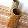 pampas grass decor dried flowers contain Hand Woven Wicker Basket Seagrass feather flowers wedding decor Natural dried bouquet