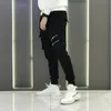 Men's Pants High-quality Fashion Big Skull Drilling Overalls Cool Running Fitness Slim Sweatpants1