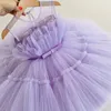 Girls Party Dresses Baby Clothes Wedding Princess Gown Elegant Tulle Dress Birthday Bridesmaid Evening Party 20220301 Q2