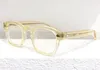 Multi-färg Johnny Depp Retro-Vintage Solglasögon Frame Plain Glasses CART-CARVD 49 46 44 Importerad Plank Round FullRim för recept267D