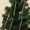 クリスマスの装飾プラスチック製キャンディー杖の木のぶら下がっている装飾品クリスマスナビダードホームパーティー