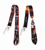 2021 piccolo all'ingrosso 20pcs cinturini per cellulari Charms Japan Anime Attack on Titan Lanyard Fashion Keys Neck ID Holders per Car Key Card Mobile