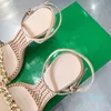 Designers Women's Sandal Dot Leather Sandals Luxury Flip Flop Ladies Mules Fashion Wedding Heel Women Shoes Ankelband