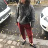 Kadın Kazak Retro 2021 Sonbahar Kış Sızdırmazlık Kadın Örme O-Boyun Uzun Kollu Tifte Kalın Büküm Örgü Sıcak Kazak Top1