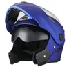 Nieuwe Motorhelm Flip Up Helmen Mannen Vrouwen Dual Vizier Dubbele Lens Motor Fietsen Motorhelm Casque Gift Handschoen Mask14787211