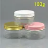 100g Empty Plastic Jar 100ml Cosmetic Lotion Cream Container Refillable Honey Gel Candy Spice Travel Packaging Small Bottlesfree shipping it