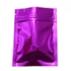 7510cm Zipper Top Mylar Foil Bag Reclosable Aluminum Foil Zip Package Bag Heat Sealable Food Grocery Sample Bags 9 Colors 6x10CM7825860