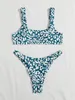 Sexig mikro bikini 2022 Kvinnor Orange Leopard Push Up Vaded Thong Baddräkt Kvinna Klipp ut Baddräkt Swimwear Trajes de Bano