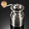 Portable Manual Coffee Grinder with Ceramic Burr Stainless Steel Pepper Spices Nut Seed Coffee Beans Grind Mill Machines