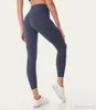 32 hohe Taille Frauen Yoga Hosen Knöchel Gym Leggings Sport Fitness Training Strumpfhosen mit versteckter Tasche Workout Yoga Sport Legging2121095